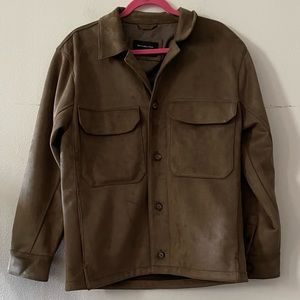 Abercrombie & Fitch Medium Suede Brown Relaxed Vegan